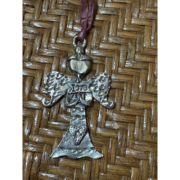 Angel Of Love By Crosby & Taylor Pewter Ornament - Picture 2 of 5